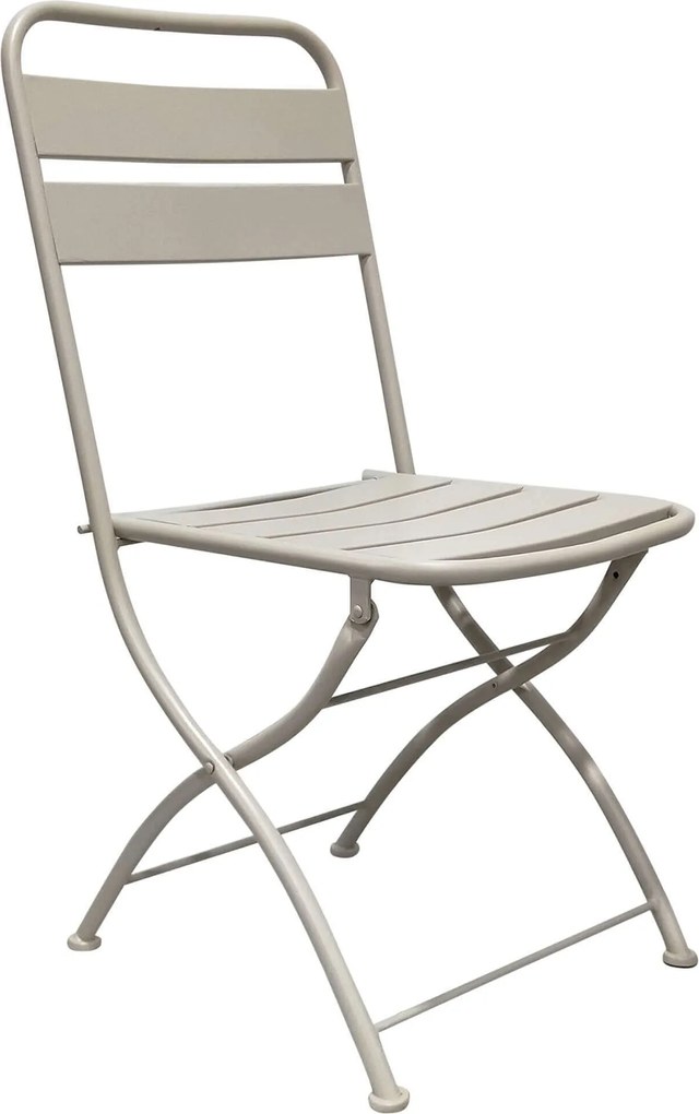 ROMANUS - sedia da giardino pieghevole salvaspazio in ferro