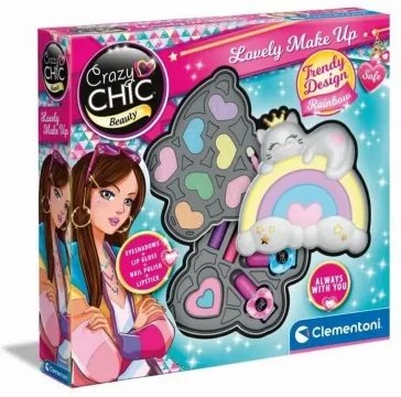 Set di Trucchi per Bambini Clementoni Crazy Chic Beauty Lovely Make up Multicolore