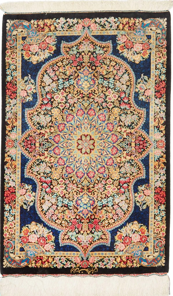 Ghom Tappeto persiano 90 x 60 (Iran) Annodato A Mano
