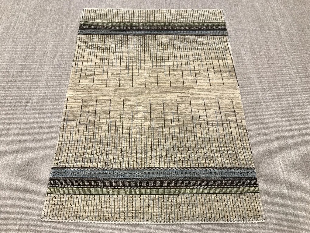 Loribaft Tappeto 200x150 Beige (Iran) Annodato A Mano