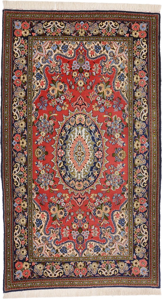 Ghom Tappeto 190x110 (Iran) Annodato A Mano
