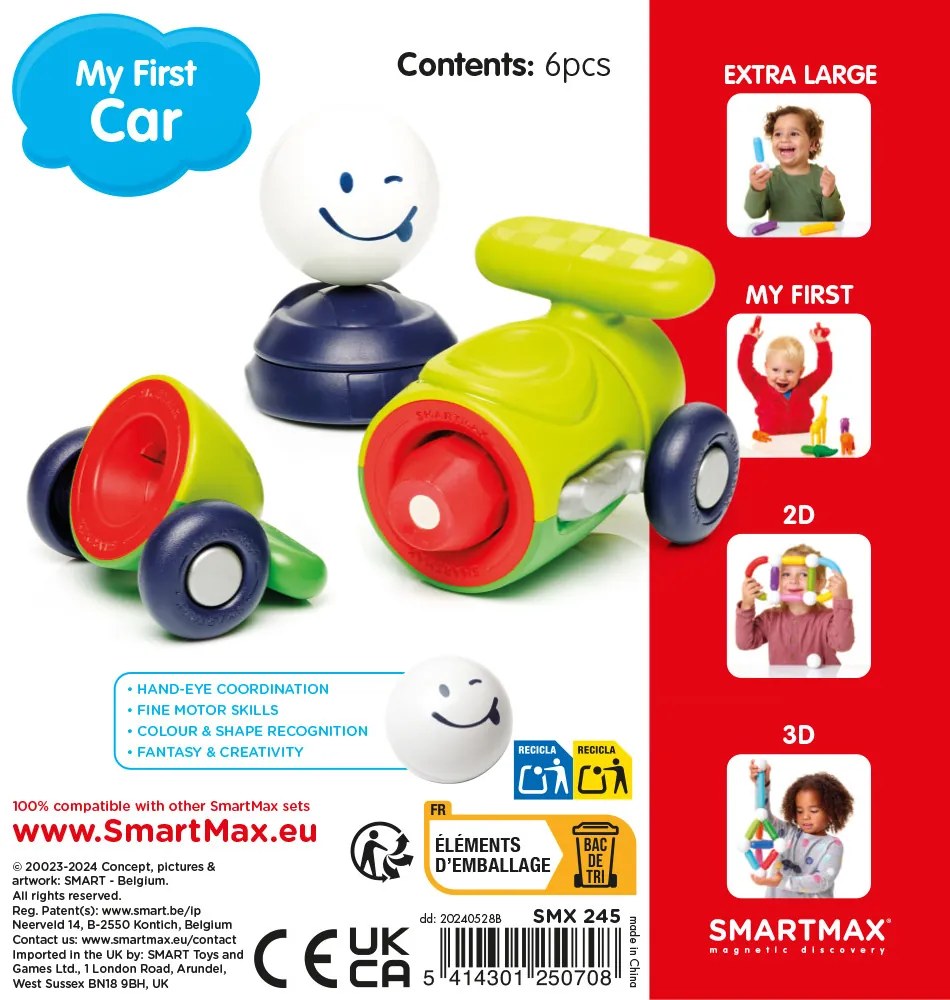 SmartMax - La mia prima auto - 6 pezzi