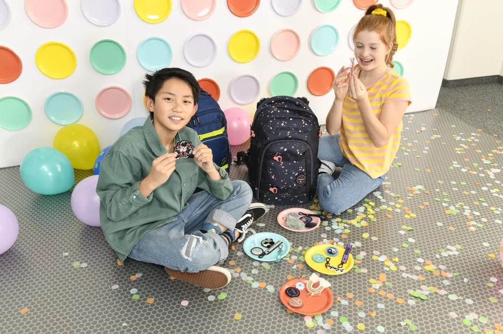 Zaino scuola coocazoo MATE, Sprinkled Candy, certificato AGR