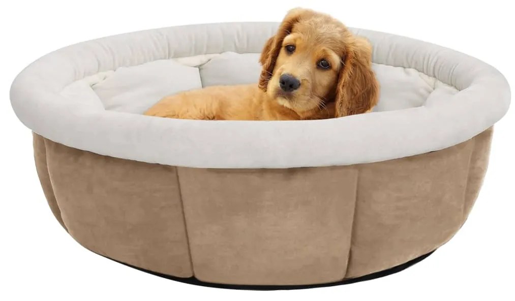 Cuccia per Cani 59x59x24 cm Beige