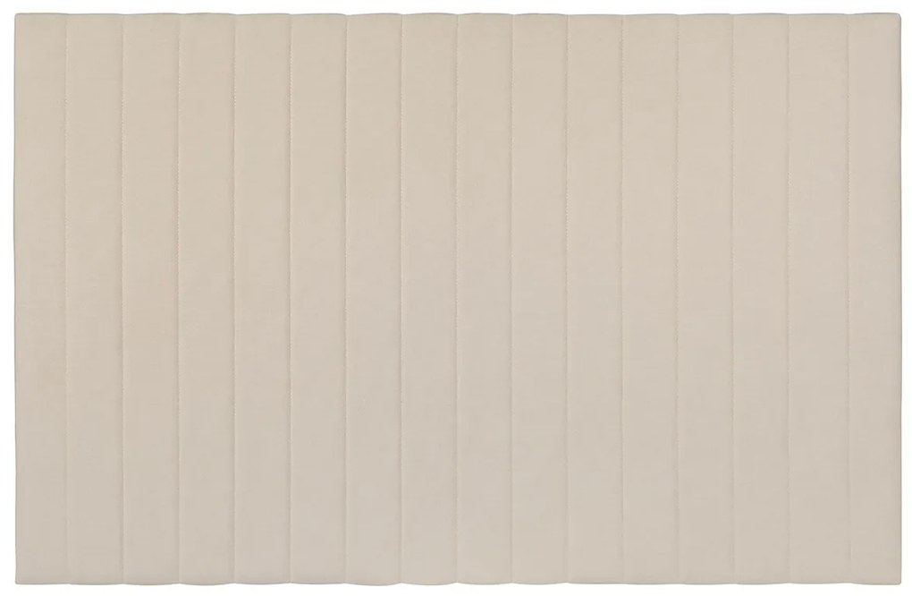 Testata letto in tessuto beige naturale L170 cm NEHA