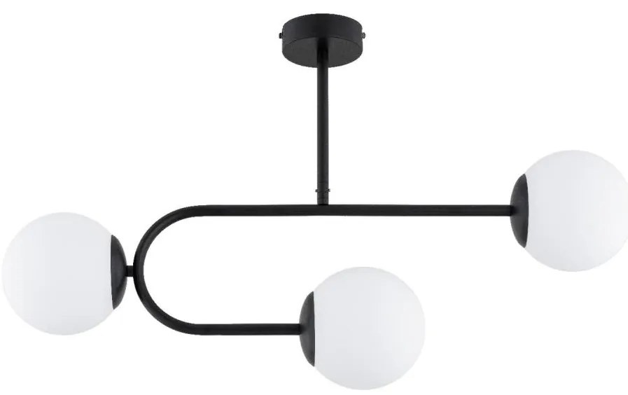 Lampadario a plafone STELLAR 3xE14/10W/230V nero