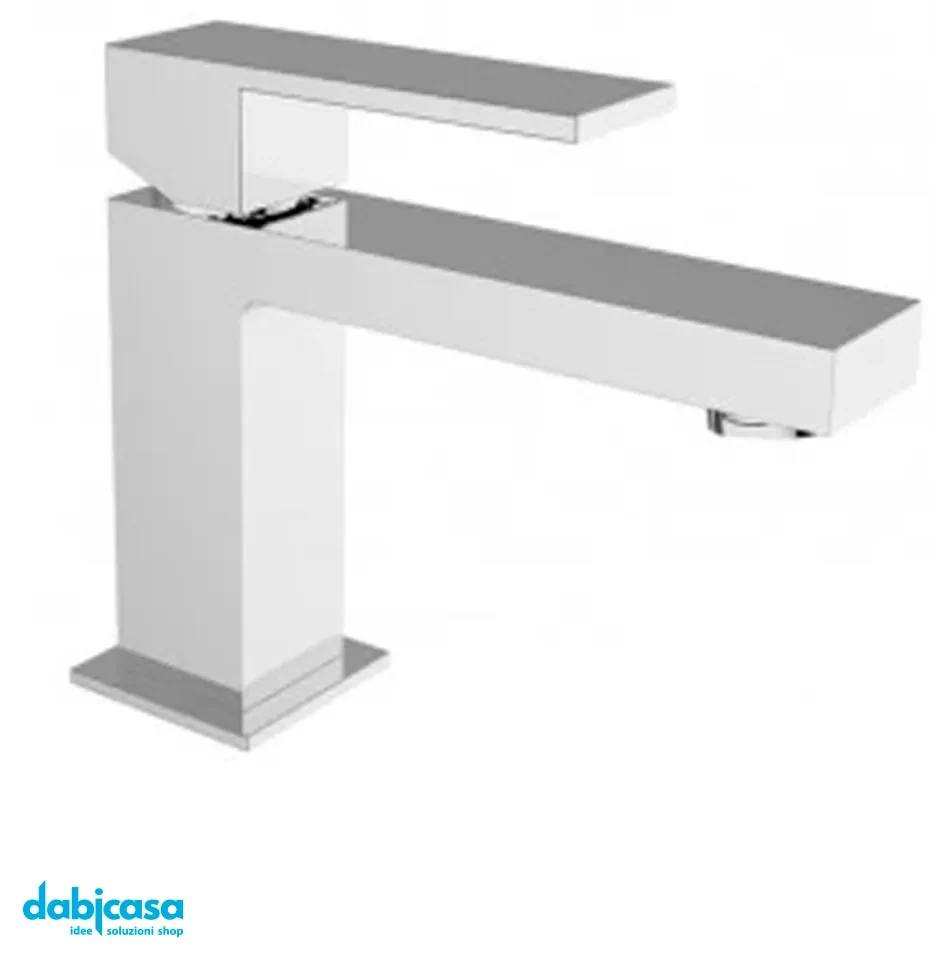 Trade Shop - Rubinetto Bagno Design Moderno A Cascata Miscelatore  Monocomando Alto Cromato