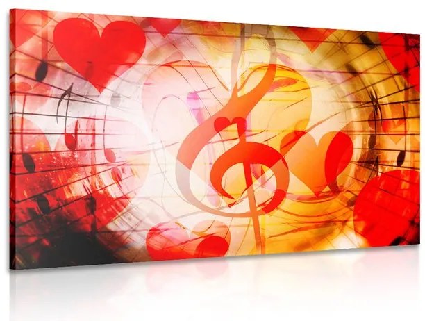 Quadro su tela – Amore per la musica