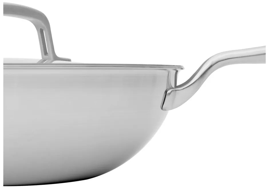 Padella wok in acciaio inox con coperchio ø 30 cm Lucca 3.0 – FABINI