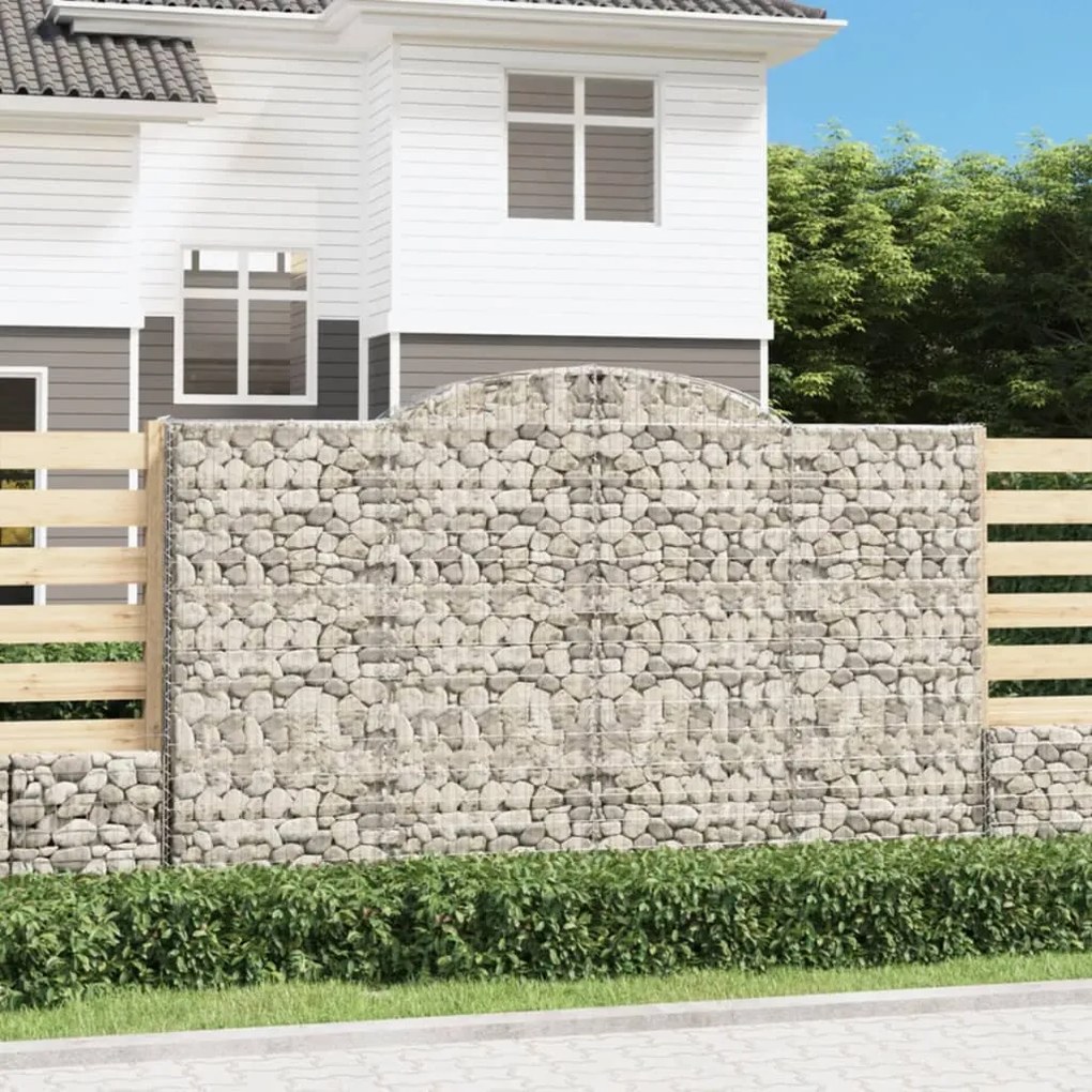 Cesti Gabbioni Ad Arco 3 Pz 300x30x180/200 Cm Ferro Zincato /
