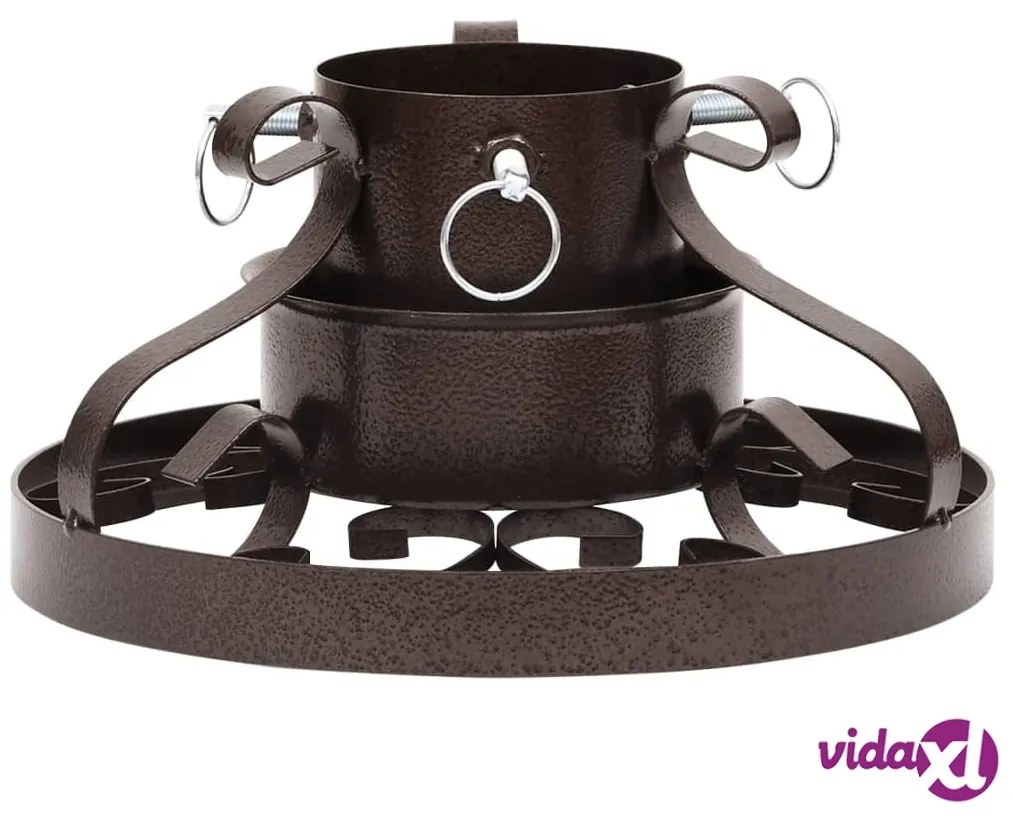 vidaXL Base per Albero di Natale Rame Anticato 29x29x15,5 cm