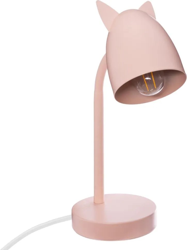 Atmosphera - Lampada da tavolo per bambini OREILLES 1xE14/40W/230V rosa