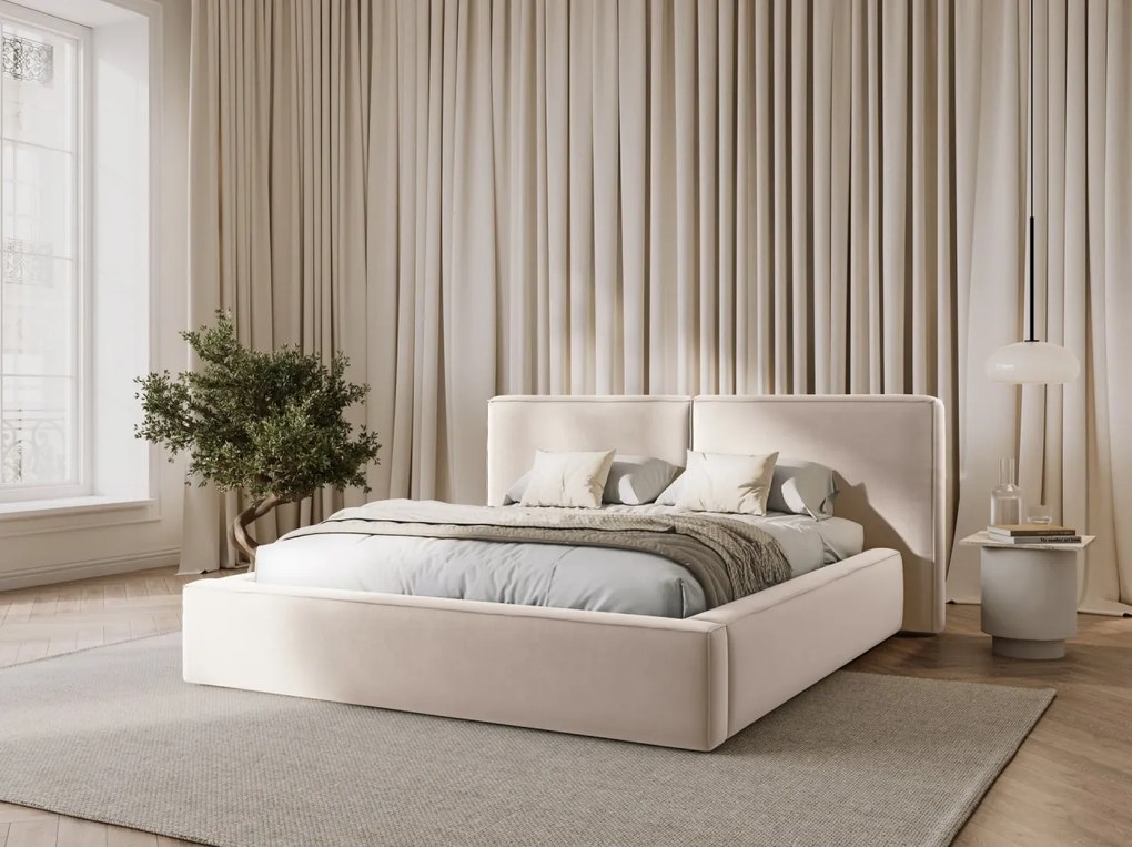Letto Jodie in velluto - 140x200 cm