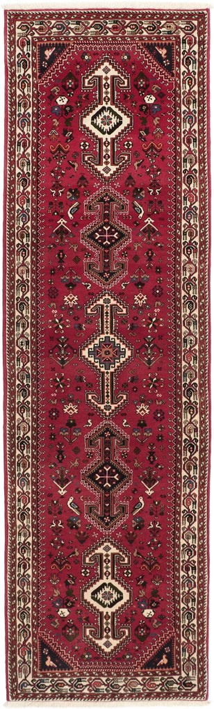 Nasrabad Tappeto 290x80 (Iran) Annodato A Mano
