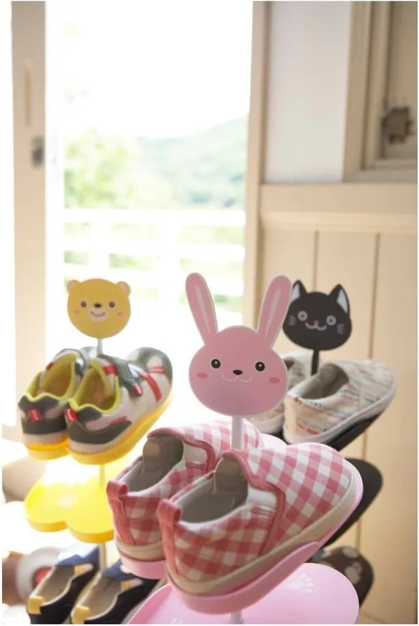 Scarpiera per bambini in metallo nero Kid's Shoe Rack - YAMAZAKI