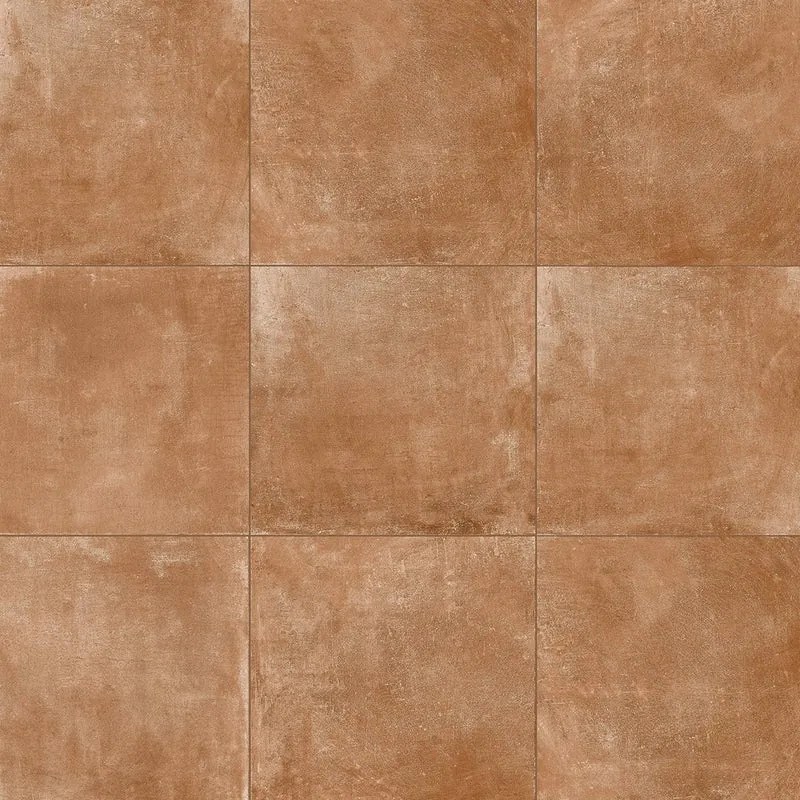 Lastra di cemento Dolomiti Cotto in gres naturale rosso L 60 x L 60 cm, spessore 20 mm