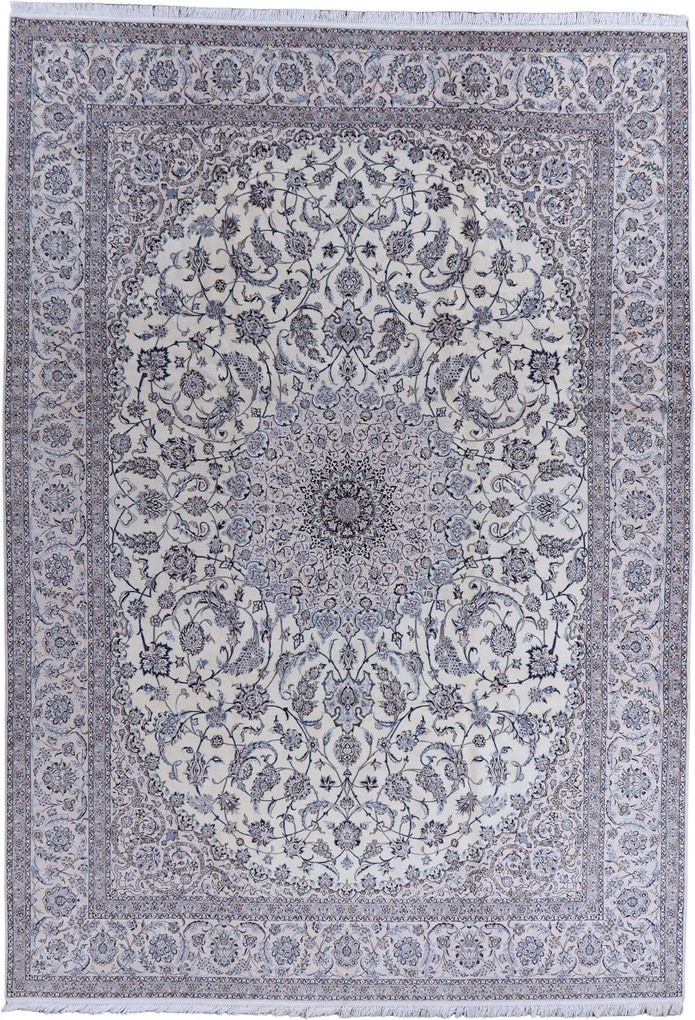 Nain Tappeto 360x260 (Iran) Annodato A Mano