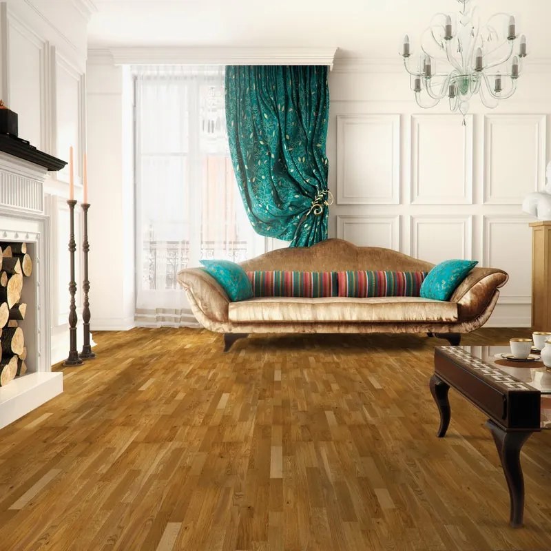 Parquet prefinito in rovere Rustico verniciato PQT ARTENS 4S N GOLD 10X207X1092 2.03MQ