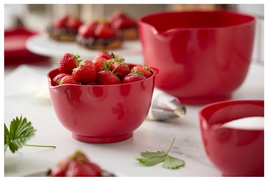 Ciotole rosse in set da 4 pezzi ø 23 cm Margrethe - Rosti