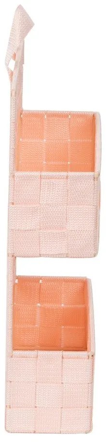 Cesto sospeso a due piani rosa chiaro Bristol - Compactor