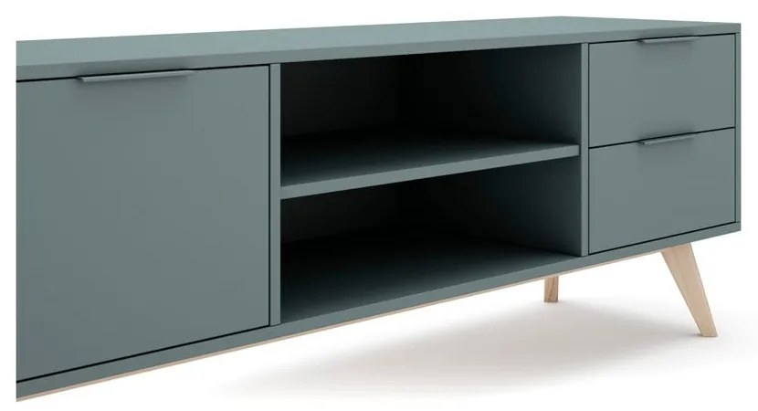 Mobile TV verde polveroso 180x53x40 cm Pisco – Marckeric