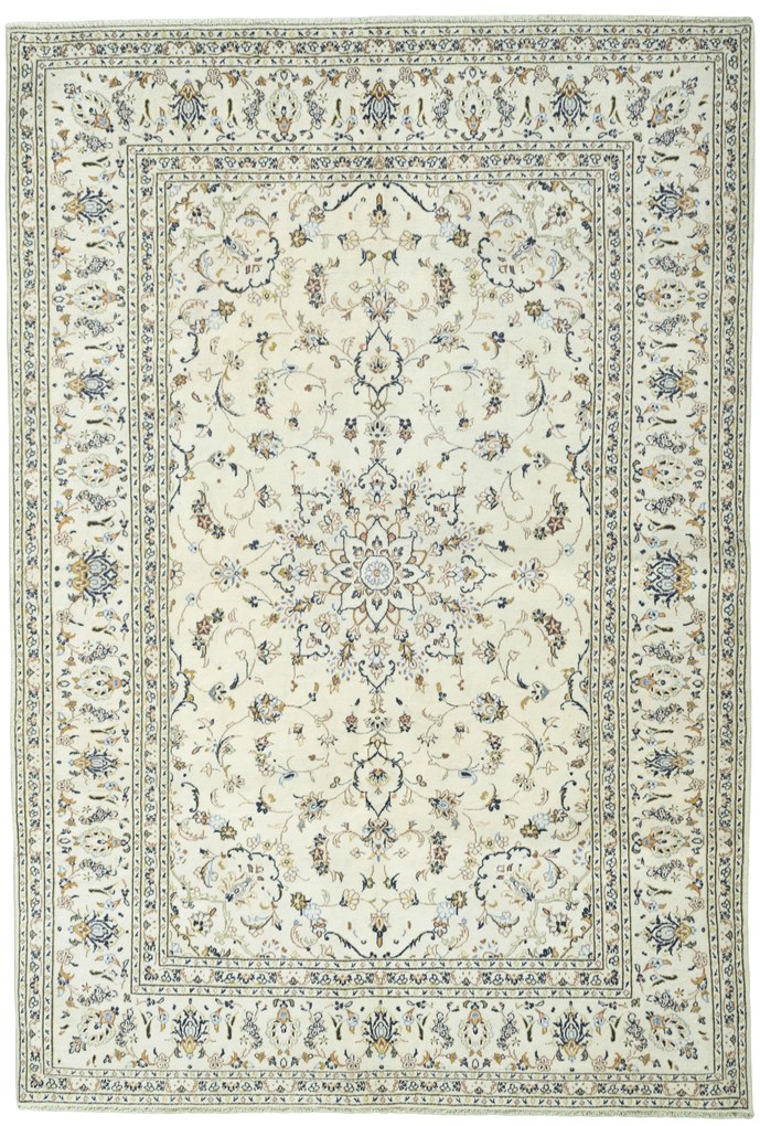Kashan Tappeto persiano 290 x 200 Beige (Iran) Annodato A Mano