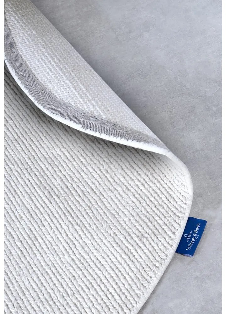 Tappeto rotondo bianco in lana tessuto a mano ø 200 cm Francois – Villeroy&amp;Boch
