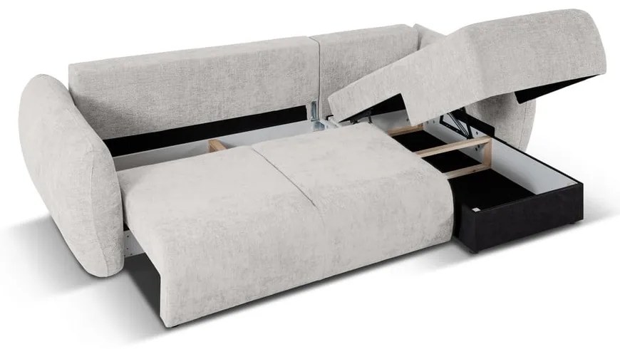 Divano angolare grigio chiaro (angolo destro) Matera - Cosmopolitan Design