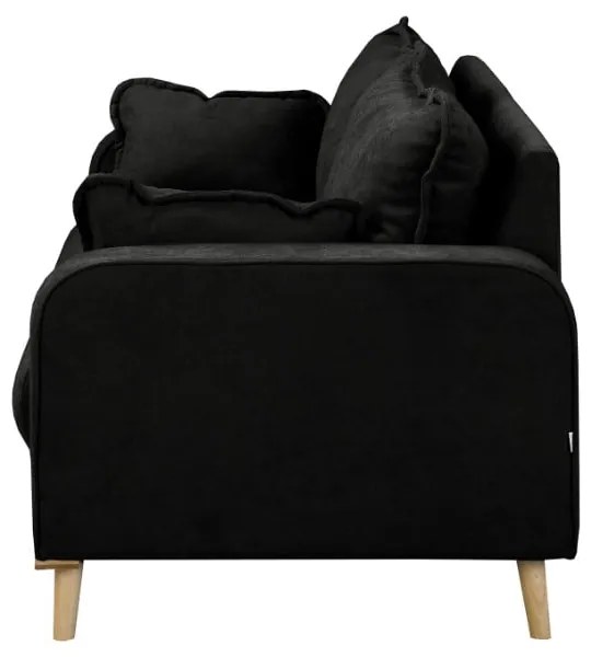 Divano nero 193 cm Beata - Ropez