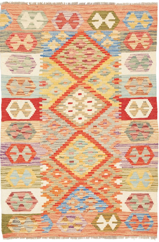 Kilim Tappeto orientale 130x90 (Pakistan) Tessuto A Mano