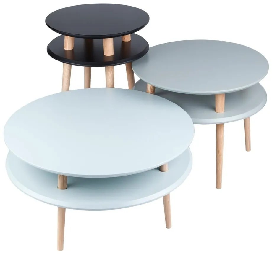 Tavolino bianco UFO, Ø 70 cm Ufo - Ragaba