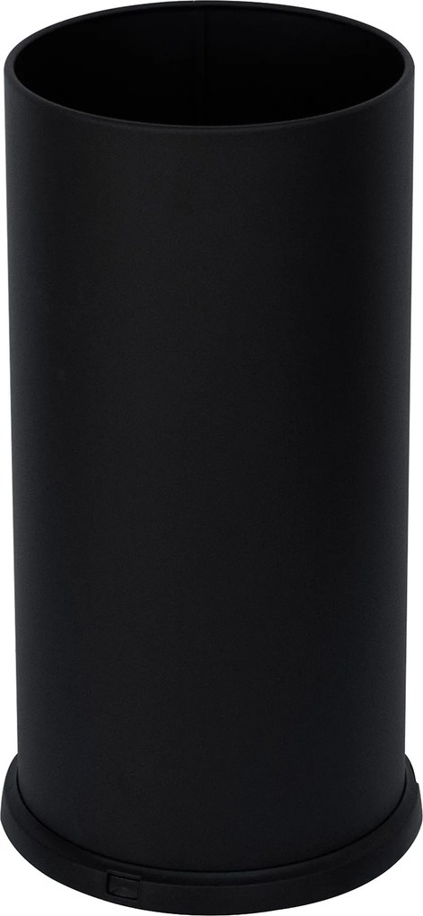 Portaombrelli in Acciaio Verniciato Ø24xh49 cm Con Vaschetta Raccogli Goccia Nero...