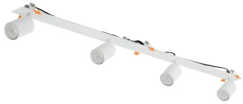 Faretto da incasso NEX 4xGU10/10W/230V bianco