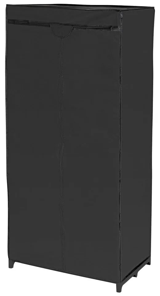 Armadio in tessuto nero 75x160 cm Deep Black - Wenko