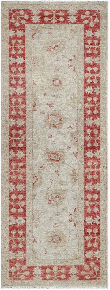 Ziegler Tappeto orientale 70x190 Beige (Pakistan) Annodato A Mano