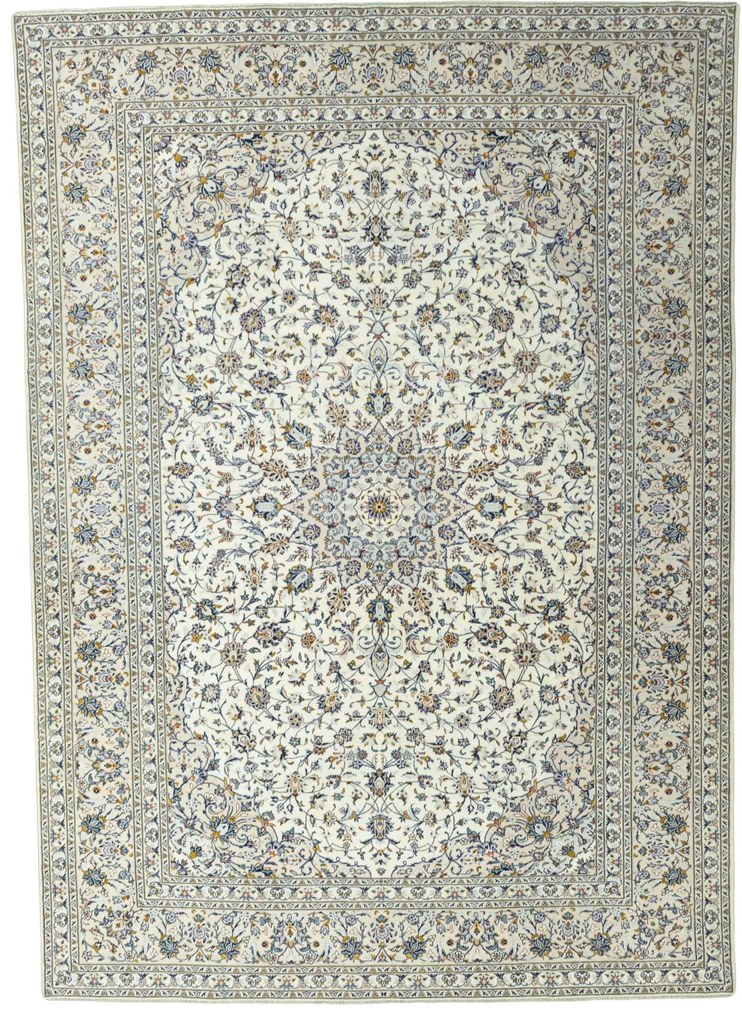 Kashan Tappeto persiano 300 x 420 Beige (Iran) Annodato A Mano