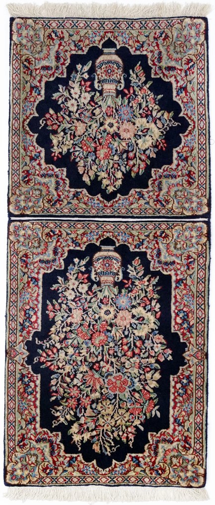 Kerman Tappeto persiano 70x130 (Iran) Annodato A Mano