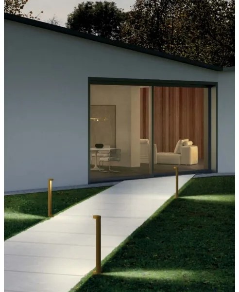 Redo 90366 - Lampada LED da esterno ZEUS LED/11,5W/230V 3000K 75 cm IP54 marrone