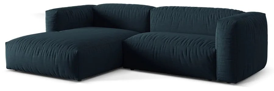 Divano angolare modulare blu scuro (angolo sinistro) Martina - Micadoni Home