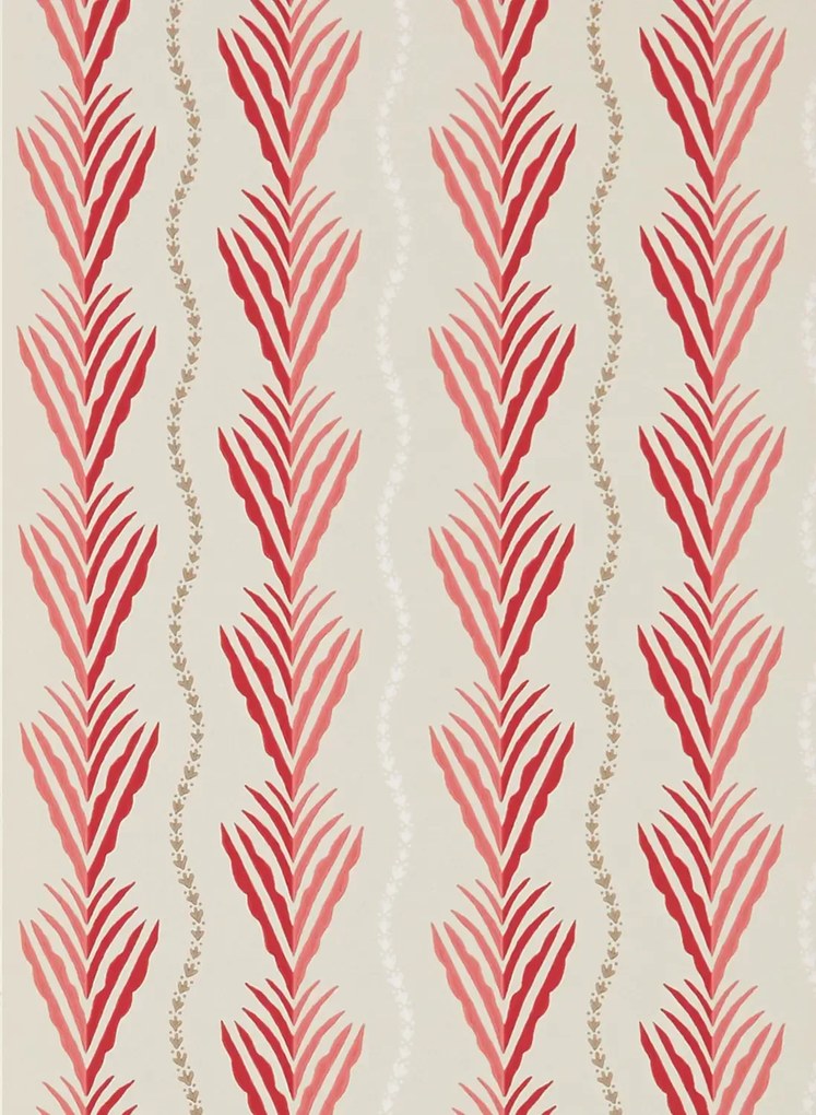 Nina Campbell Tapete Meridor - Red
