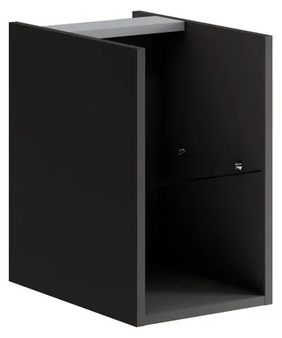Estensione per mobile da bagno Opera laccato opaco grigio antracite L 30 x H 50 x P 45.5 cm