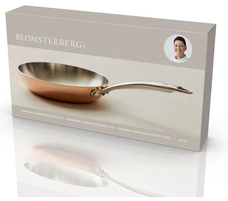 Padella in acciaio inox e rame ø 20 cm – Blomsterbergs