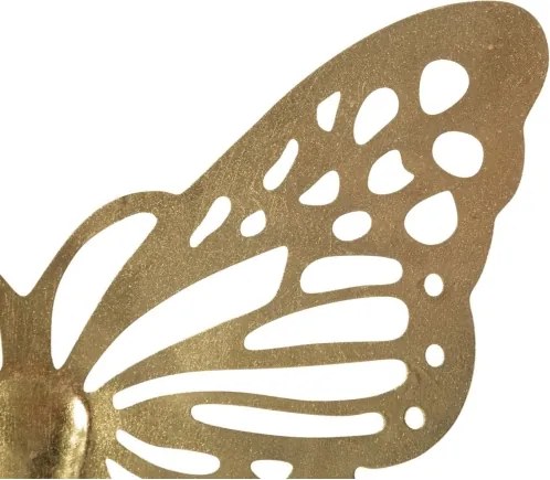 Pannello decorativo Farfalla da muro 43x2x35 cm gold