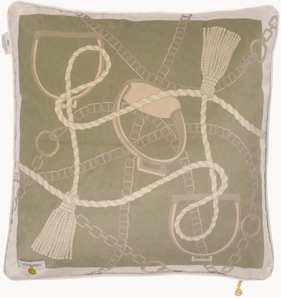 Cuscino in velluto Chain