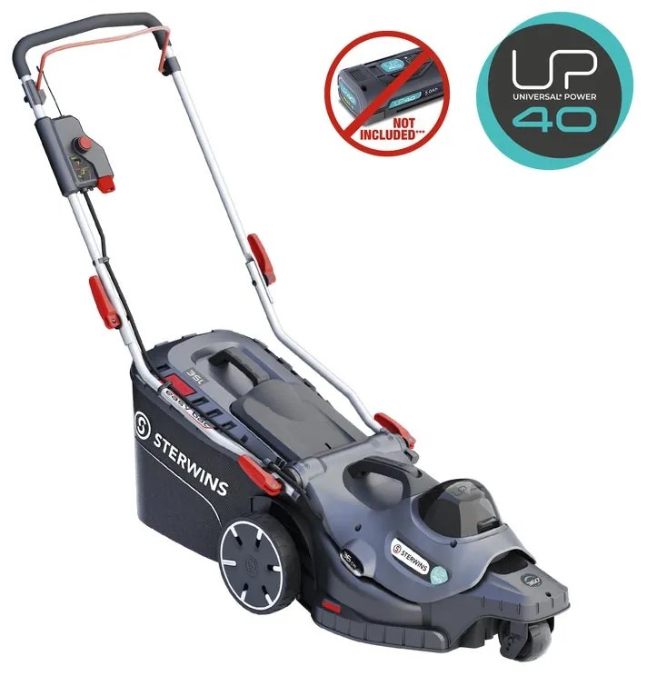 Tagliaerba a batteria STERWINS a velocità non regolabile UP40 40V L 36 cm, batteria non inclusa