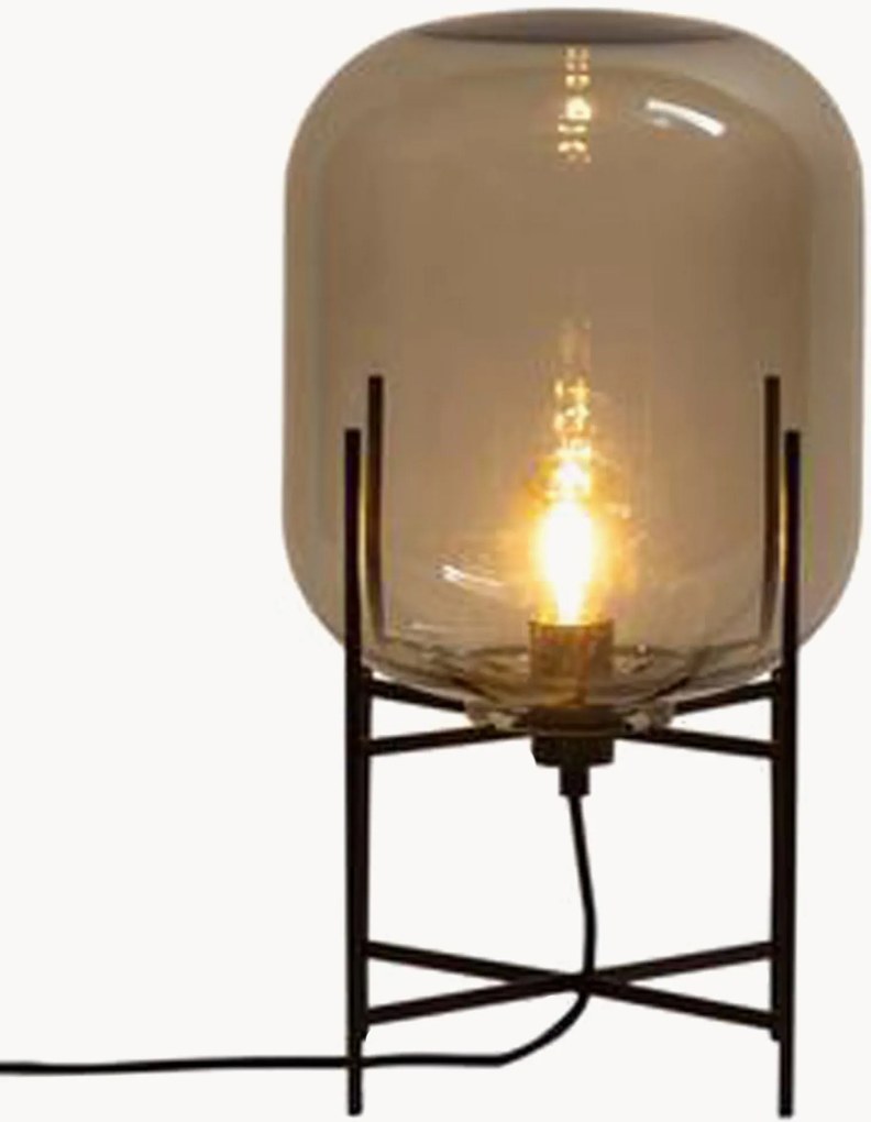 Lampada da tavolo a LED in vetro soffiato Oda