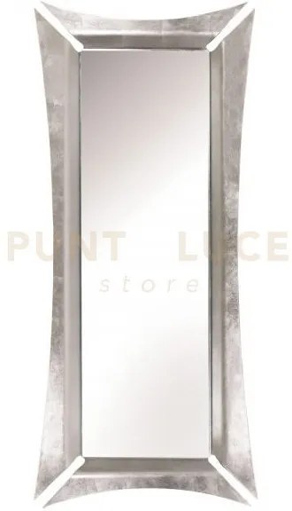 Specchio elegante da terra morgana argento in ferro 75x167hcm(42x13...