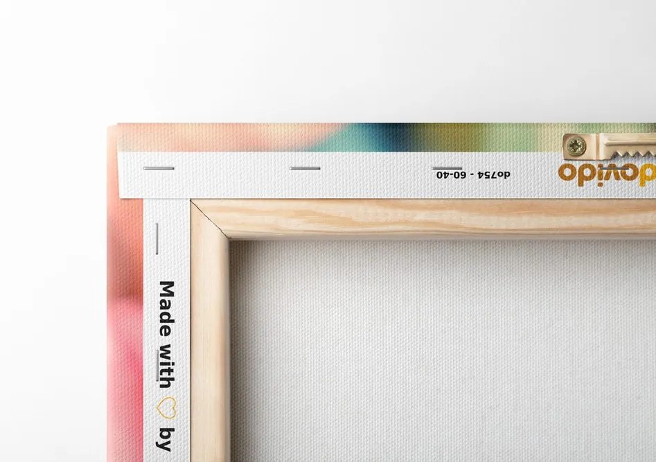 Quadro su tela – Macaron colorati