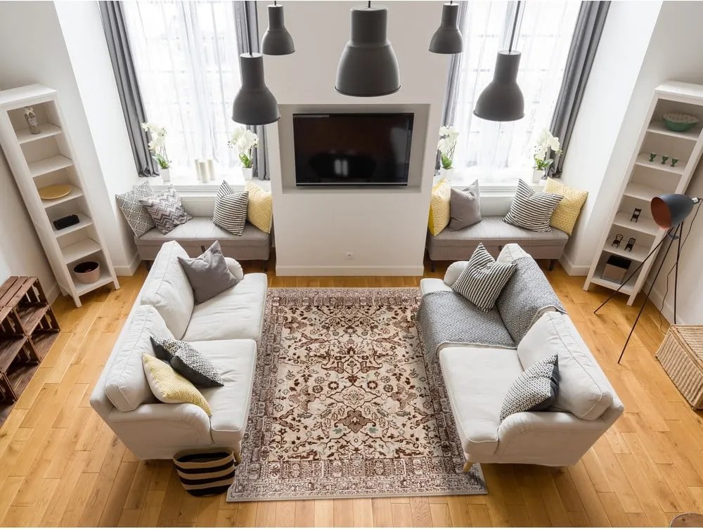 Tappeto marrone chiaro 120x180 cm Sensi Jim - FD