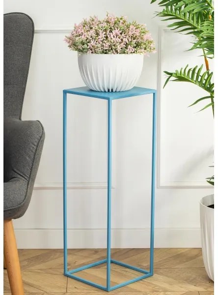 Portafiori 70x24 cm blu